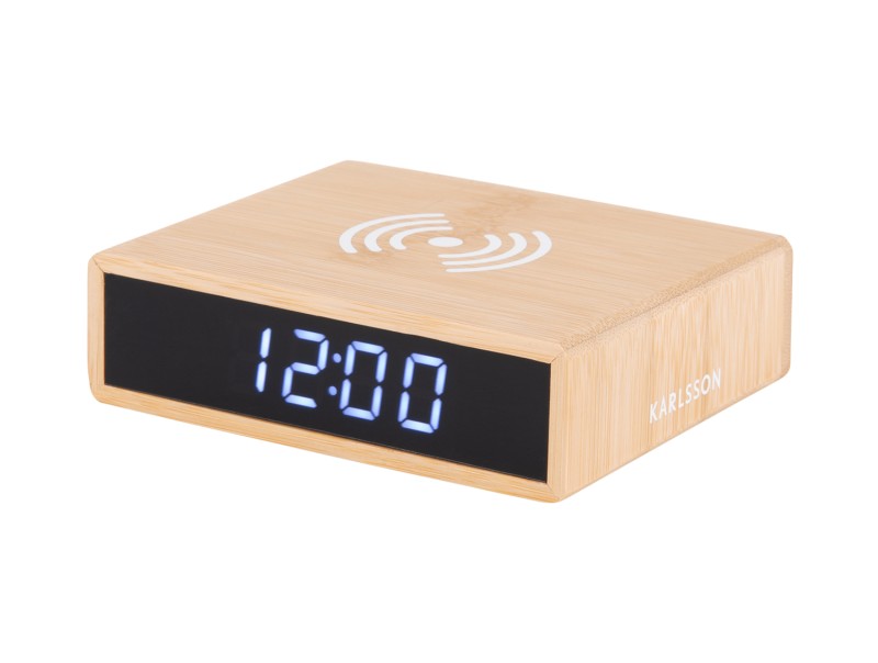 Alarm Clock Fat w. Phone Charger LED