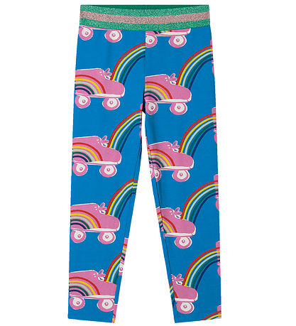 Stella McCartney Kids Leggings - Blau m. Rollschuhe