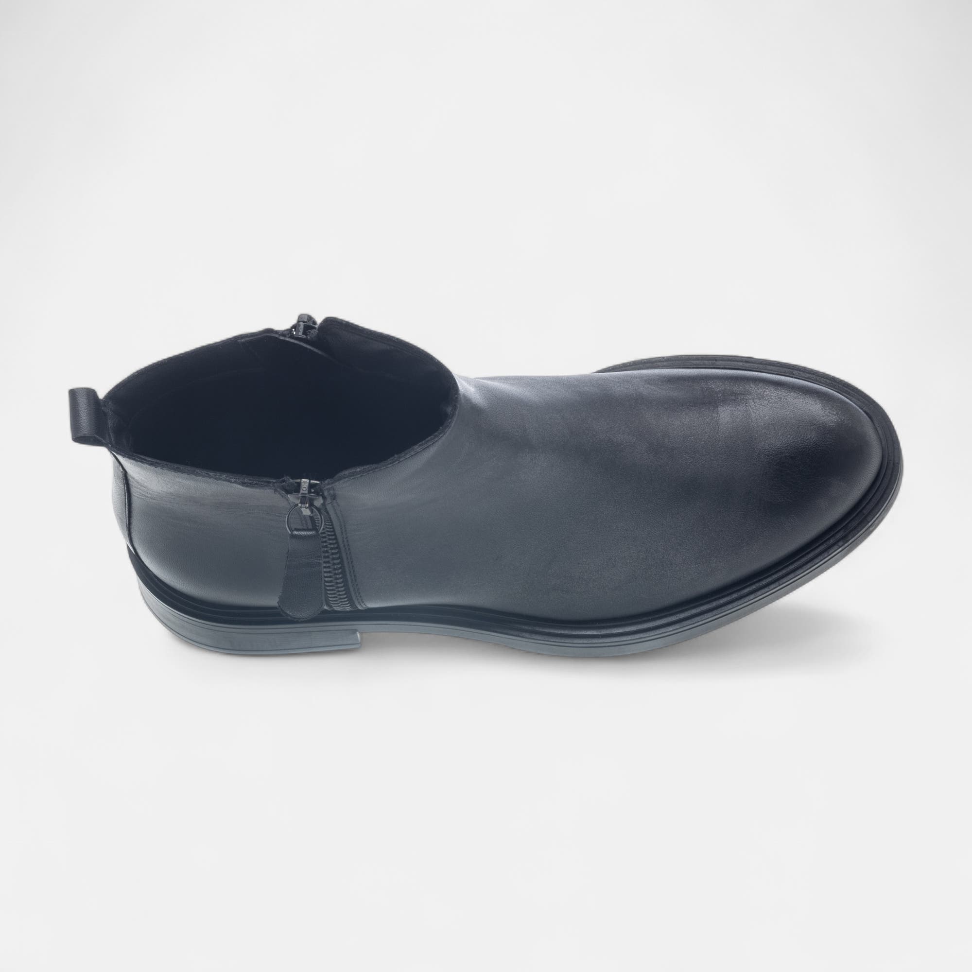 Bottines Femme en cuir noir