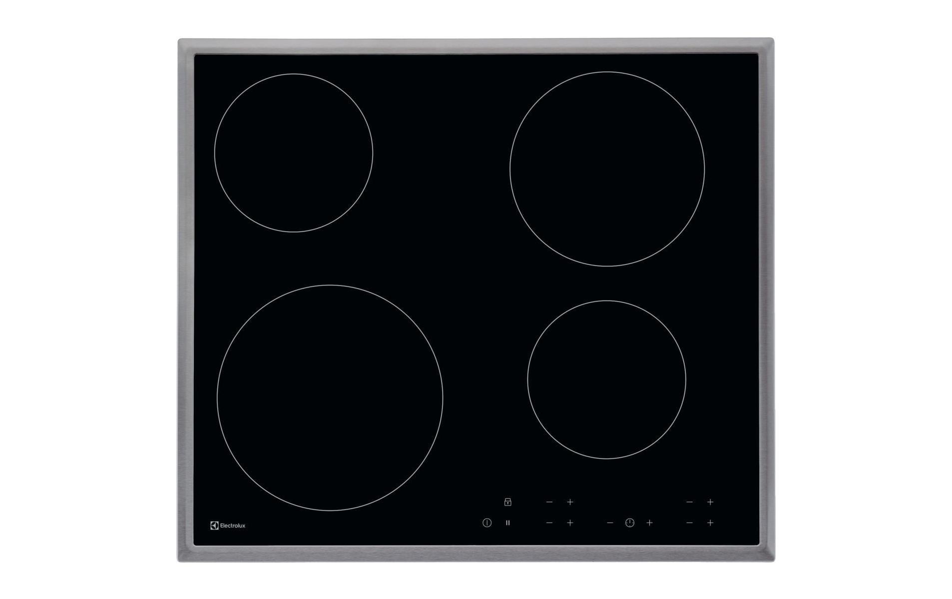 Glaskeramik-Kochfeld GK58TCCN Aufliegend<br>Glaskeramik-Kochfeld mit 4 Herdplatten