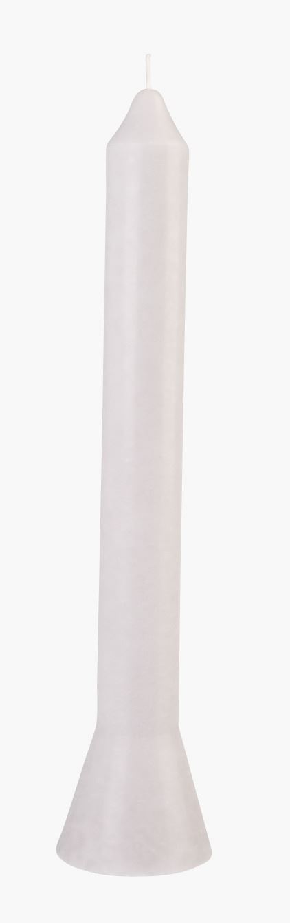 Stakelys grå - 3,9x3,9x36 cm