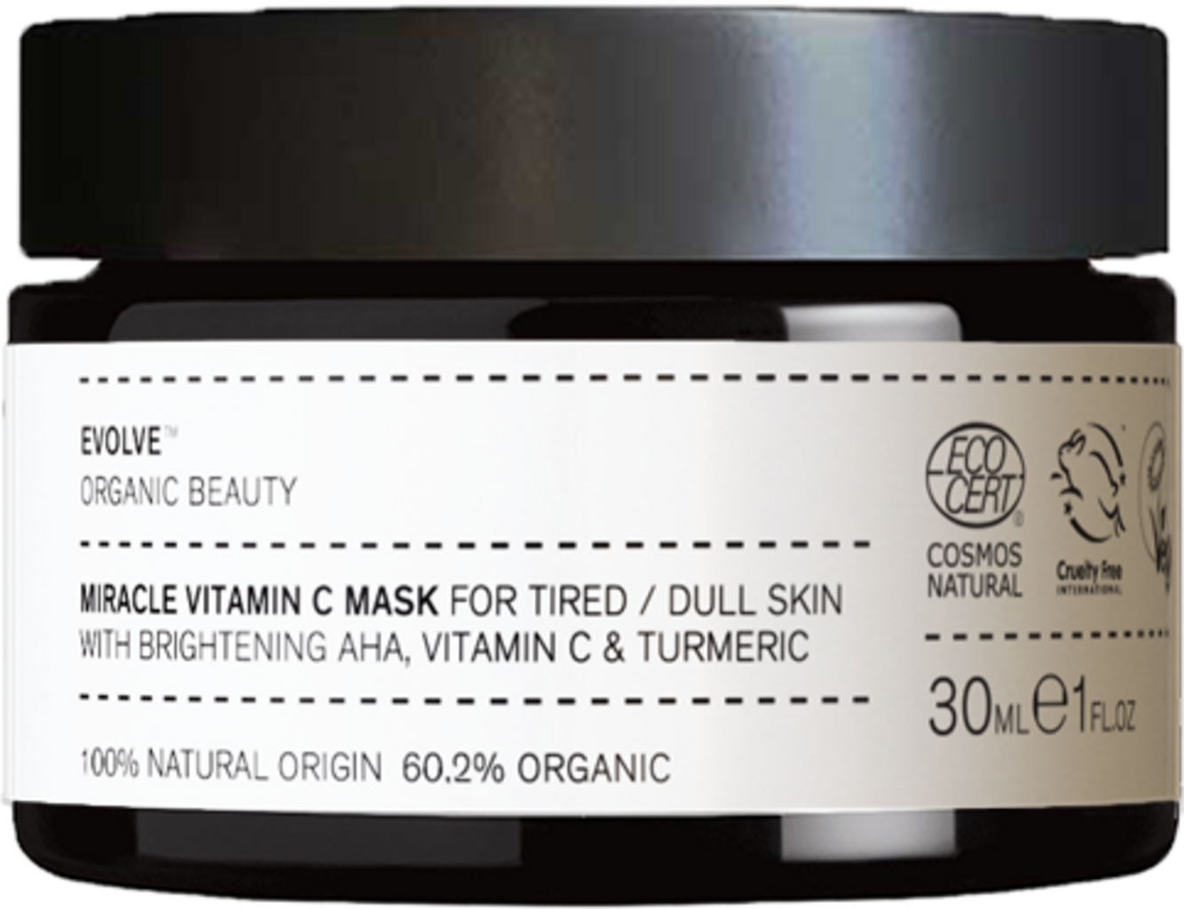 Evolve Organic Beauty  Miracle Vitamin C Mask, 30 ml