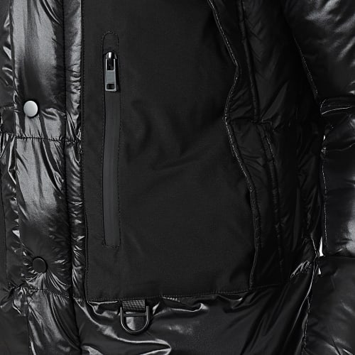 Doudoune Capuche Noir