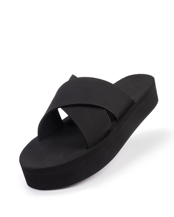 Indosole Cross Platforms Black