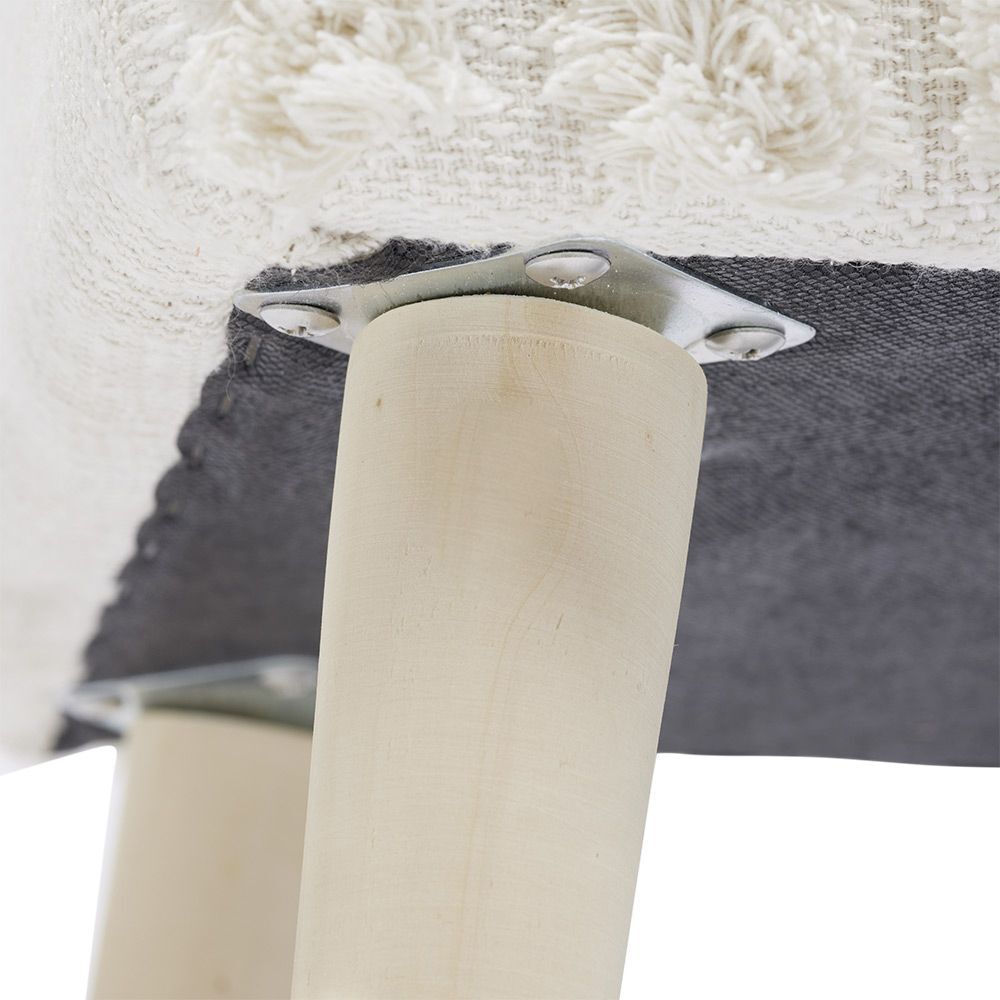 Banc bout de lit Tiago beige - L60xP32xH40 cm