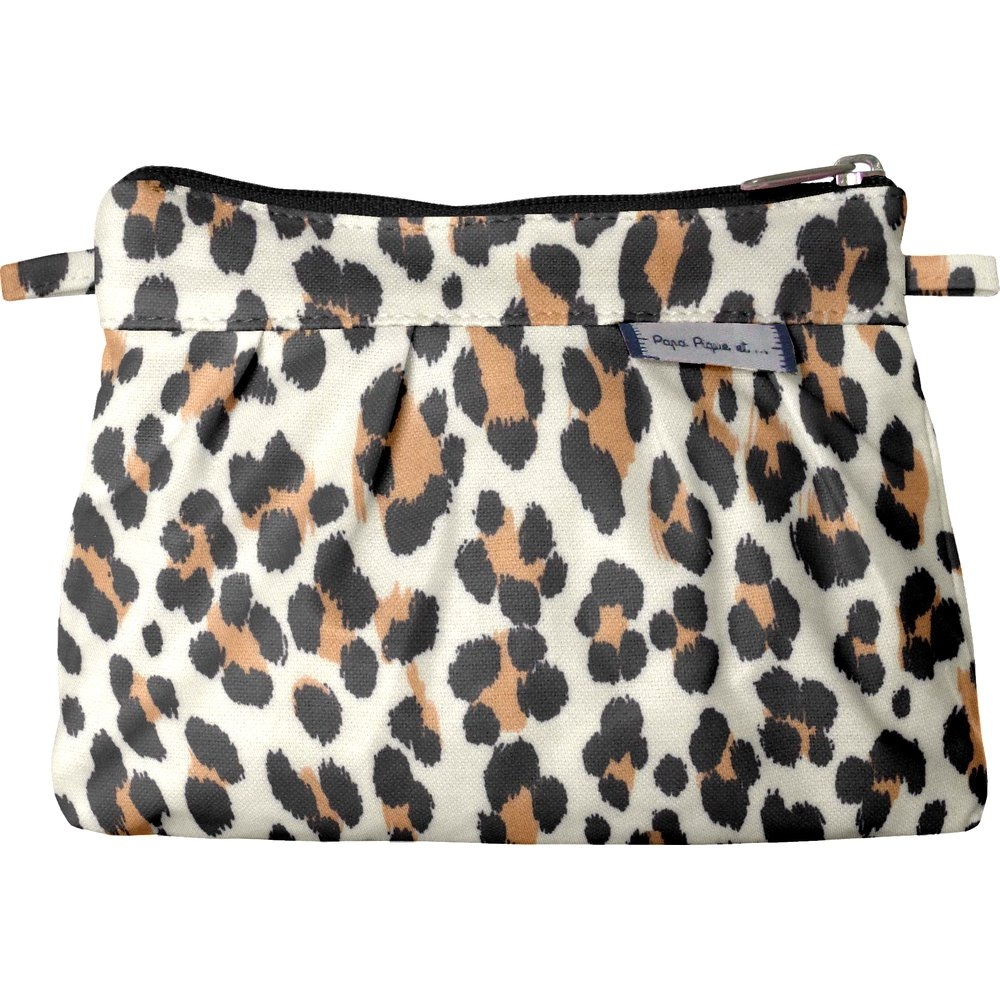 Mini Pochette Plissée Leopard