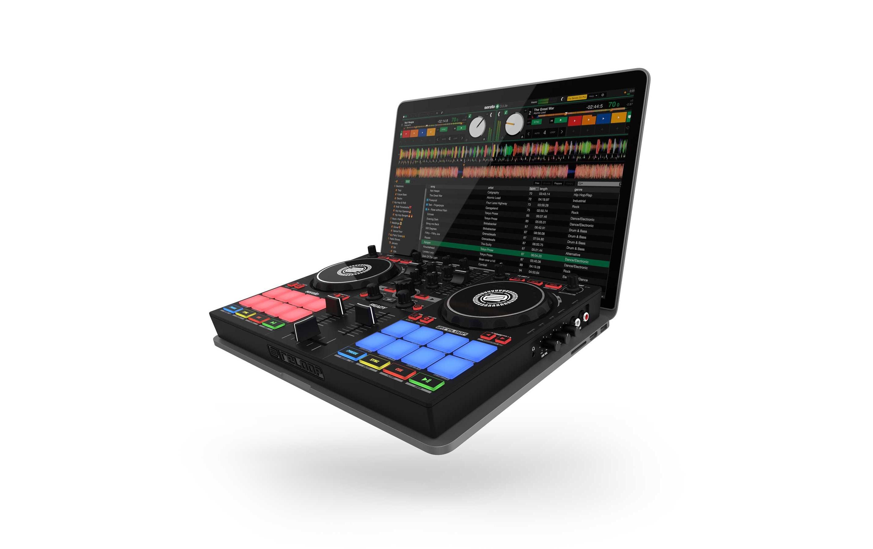 DJ-Controller Ready<br>Kleine Grösse, grosse Möglichkeiten