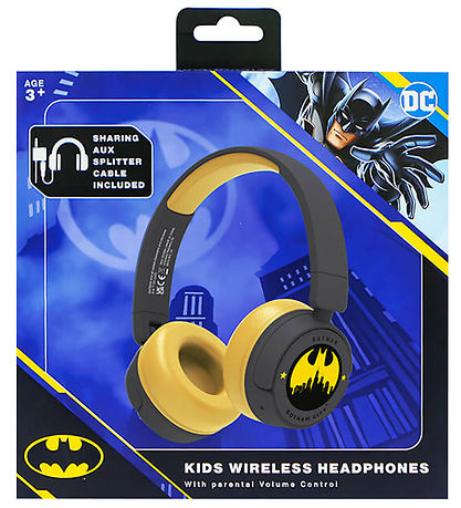 OTL Kopfhörer - Batman - On-Ear Junior - Kabellos - Schwarz/Gelb