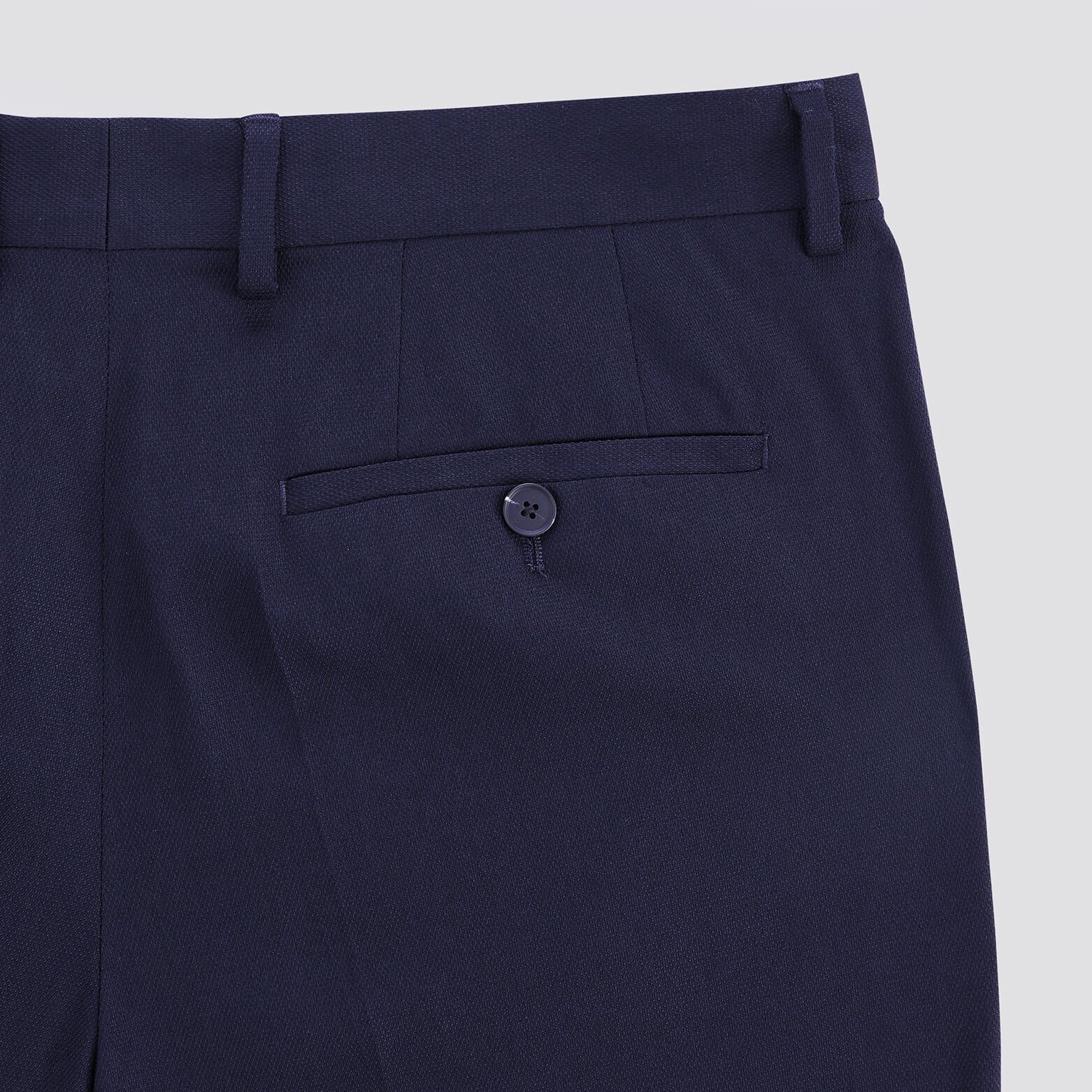 Pantalon de costume coupe slim Bleu Marine