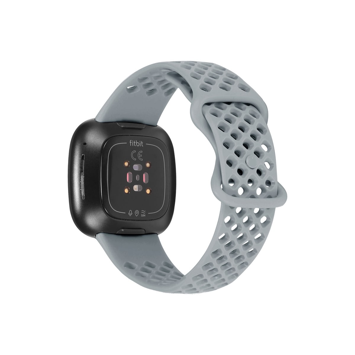 Silikonklokkerem for Fitbit Versa 3 / Fitbit Sense Grå