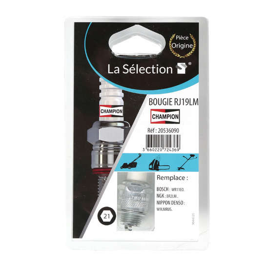 Bougie D'Allumage Champion Rj19Lm 145X90X25Mm