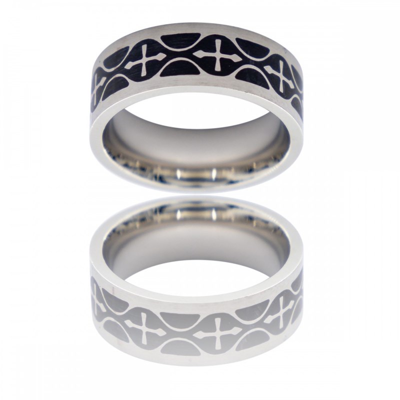 Bague Anneau Fashion pour Homme Acier FAGUS