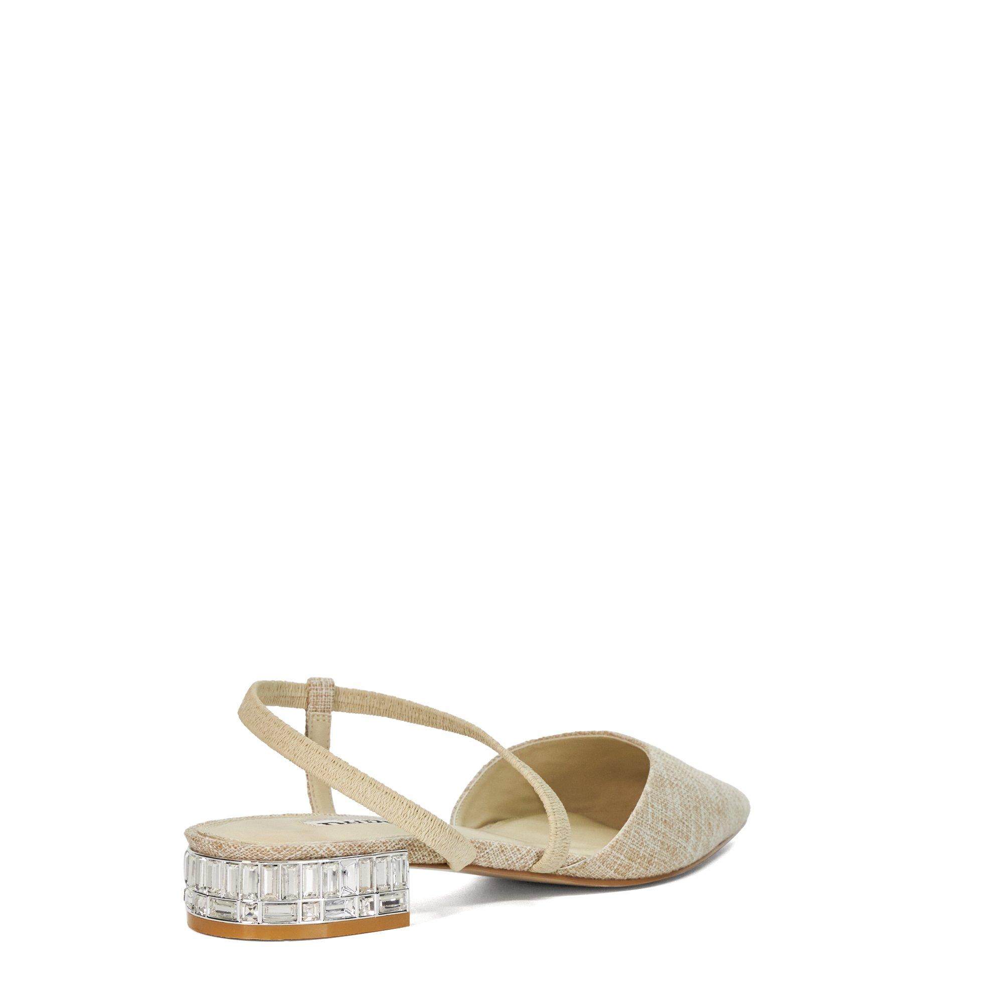 Dune London Harlem Jewel Embellished Open Courts