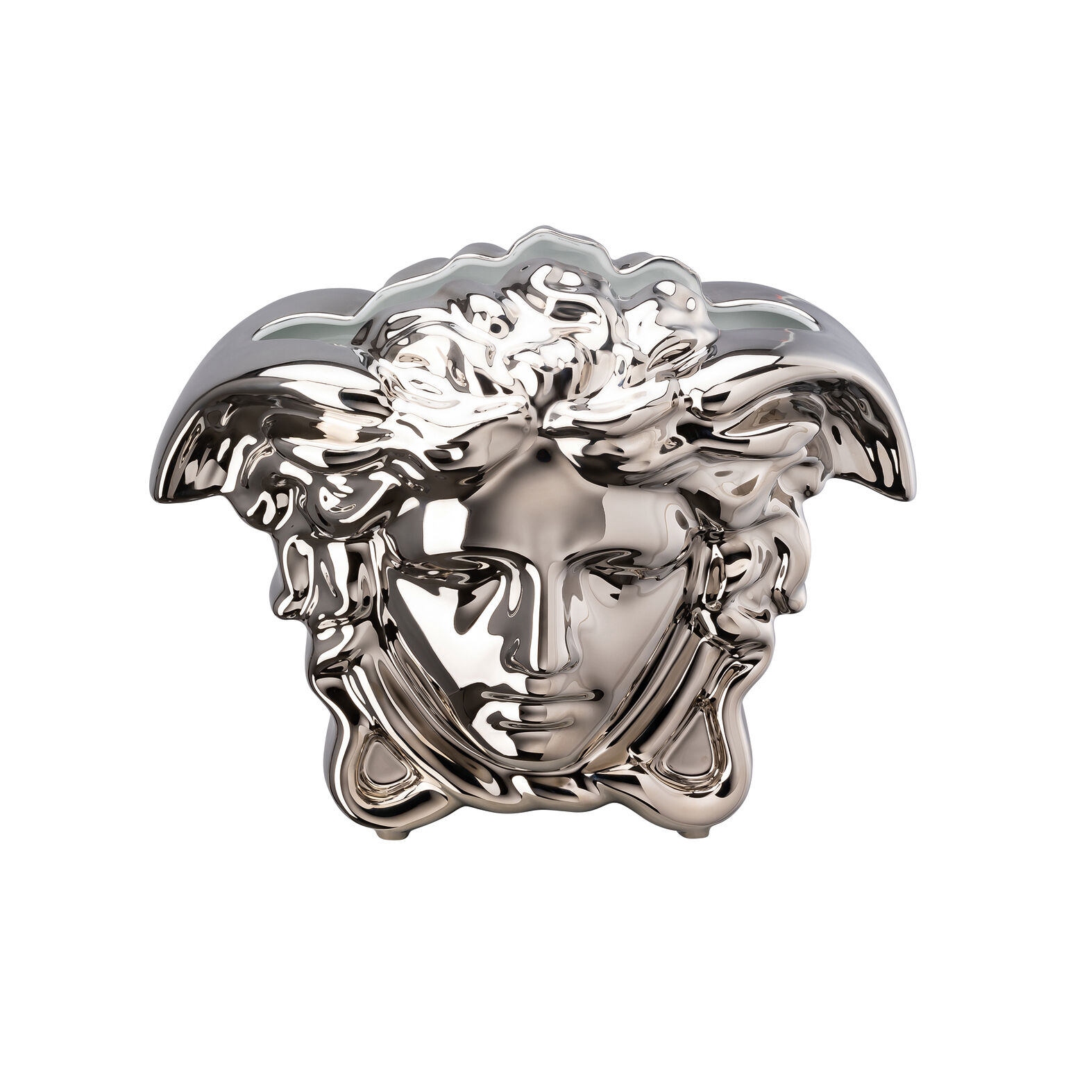 Medusa Grande Silver Vase 21 cm