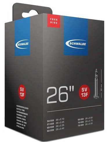 Schwalbe Slange 26x2,10-3,00 FV 40mm Freeride