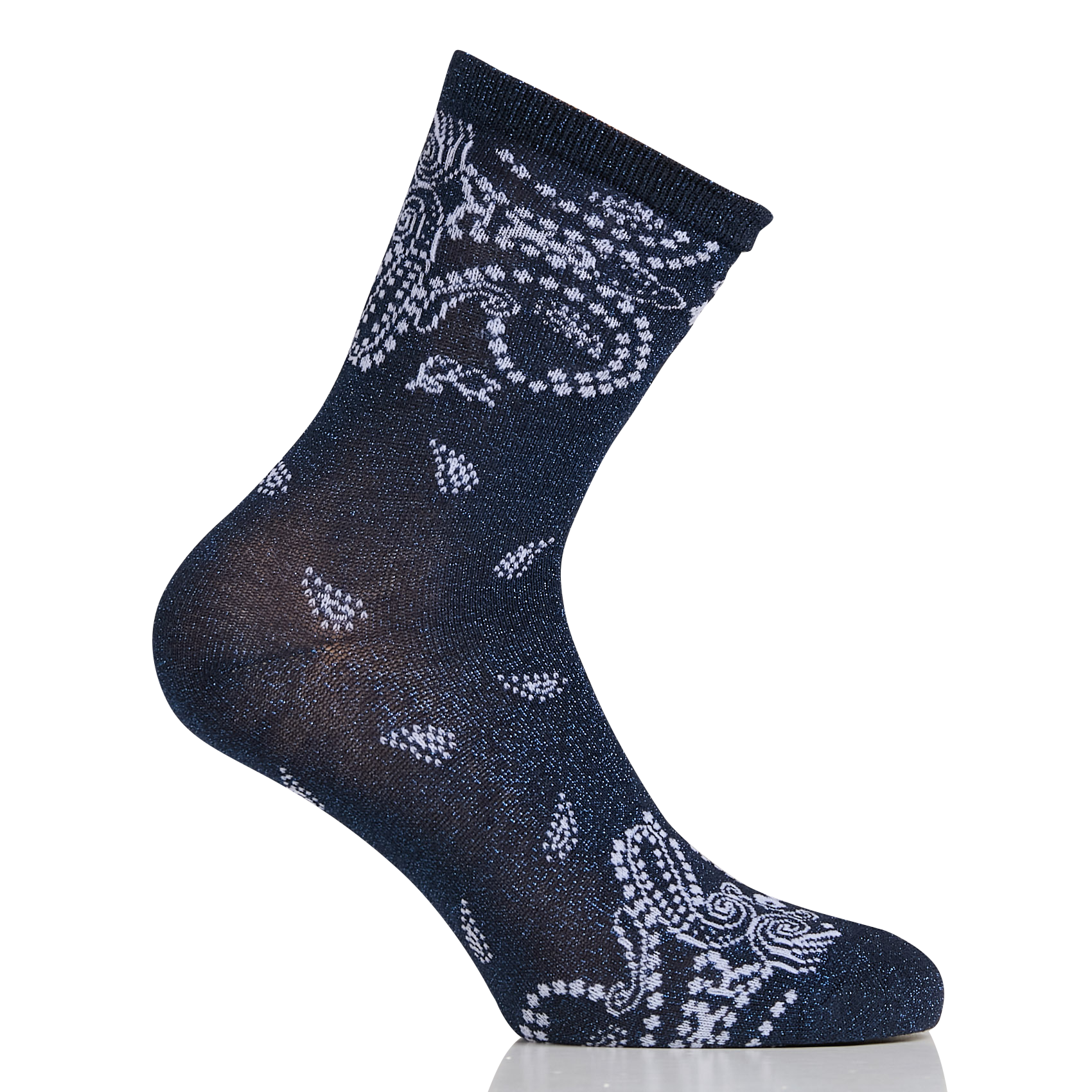 NIRA - Lot de chaussettes à motif pailleté | Bleu
