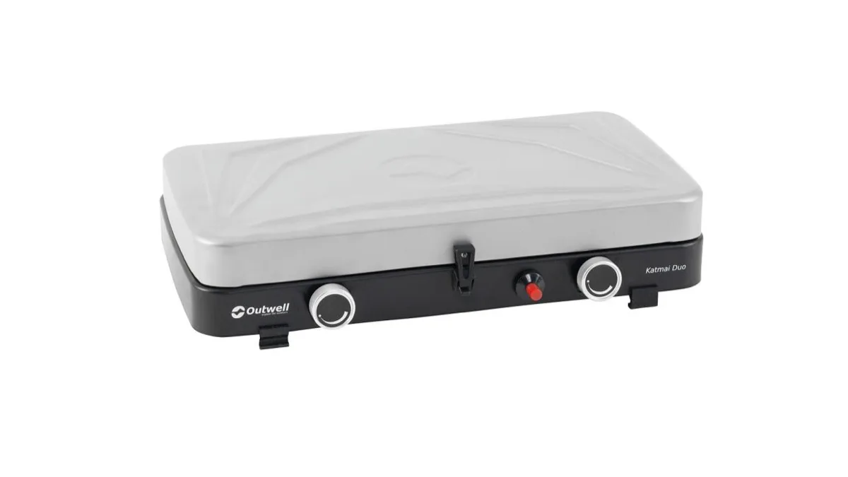 Outwell Katmai Duo Stove Silver Grey