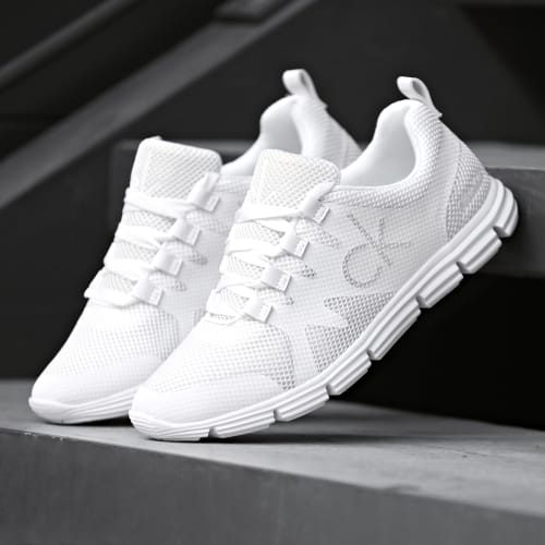 Baskets Runner Sneaker Lace Up 0086 Full Bright White