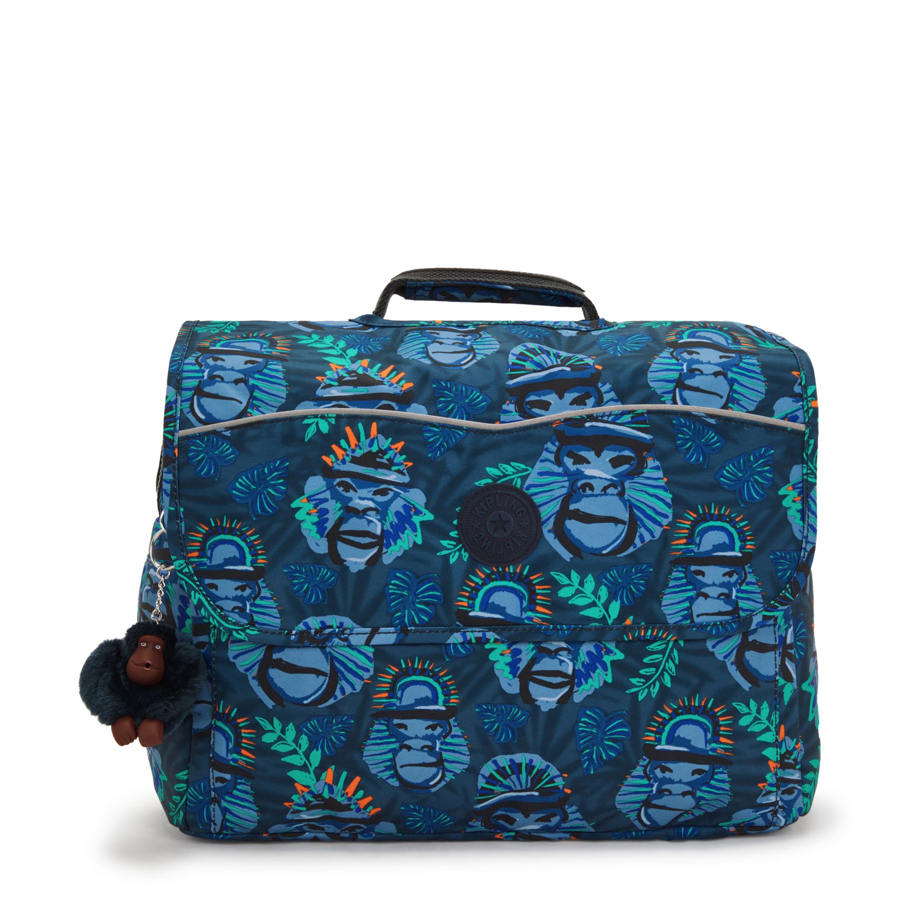 CODIE M  Cartable de taille moyenne avec bretelles rembourrées ajustables - Blue Monkey Fun