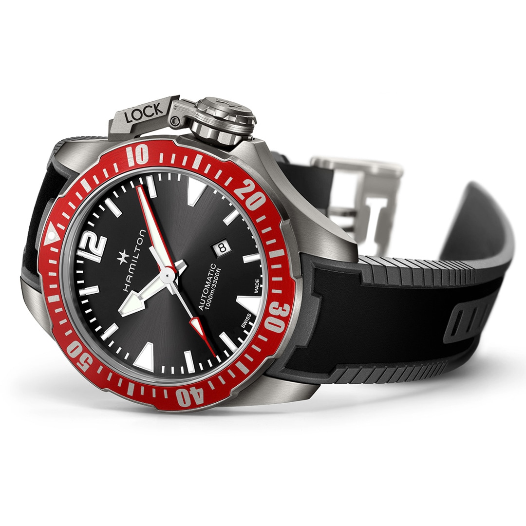 Hamilton Khaki Navy Frogman Titanium Auto