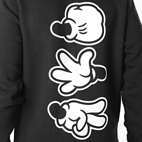 Sweat Capuche Player Noir Blanc