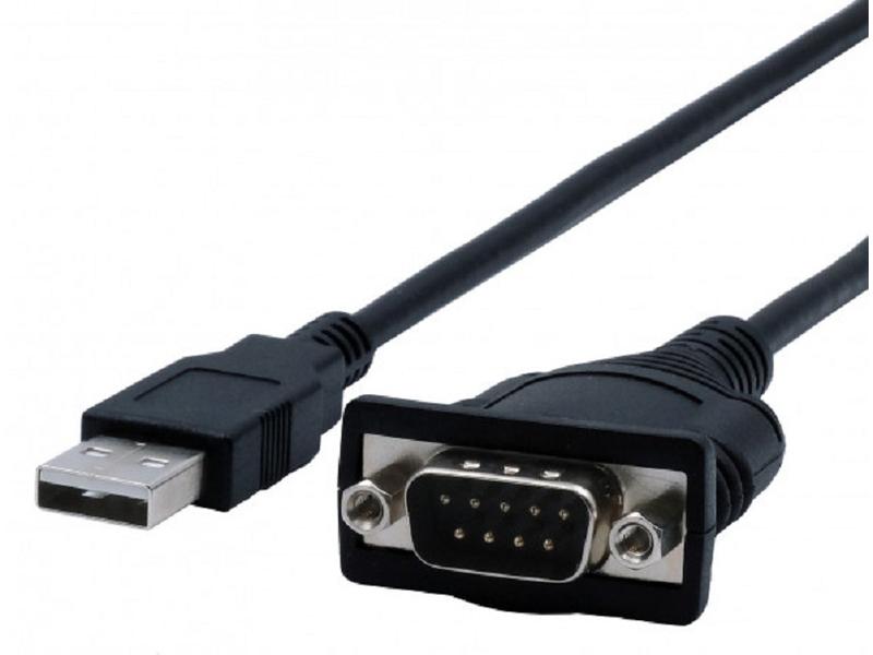 Exsys Schnittstellenkonverter EX-13002 1-Port USB-zu-Serial-Adapterkabel (9 Pin RS-232, 1.8 m)