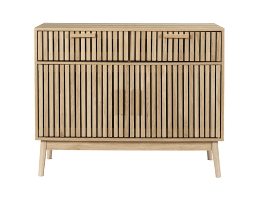 THE HOME DECO FACTORY - Buffet 2 tiroirs et 2 portes saulk en bois - marron