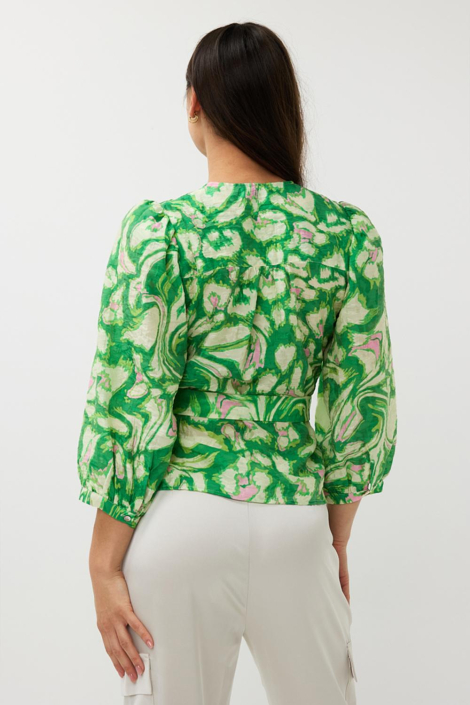 EsQualo groene dames blouse