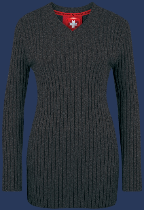 Damen Pullover 012 KoNitG, Anthrazit