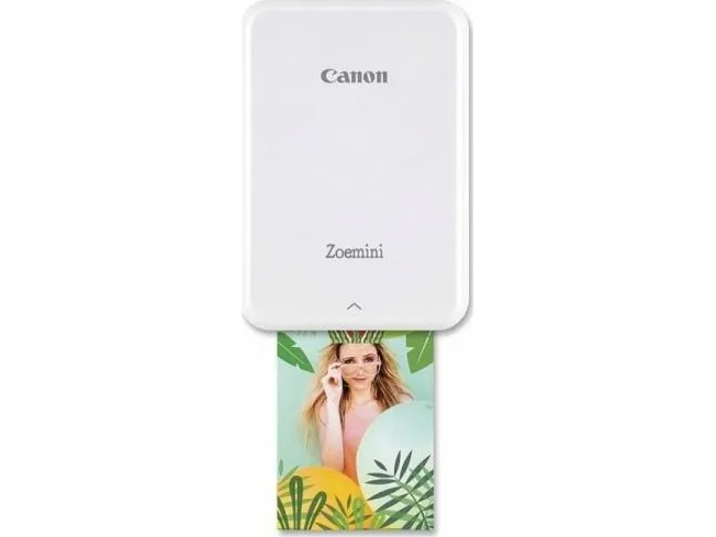 Canon Zoemini - Printer - farve - farvesublimering - 50.8 x 76.2 mm - 314 x 400 dpi - op til 0.83 min./side (mono) / op til 0.83 min./side (farve) - kapacitet: 10 ark - Bluetooth 4.0 - hvid