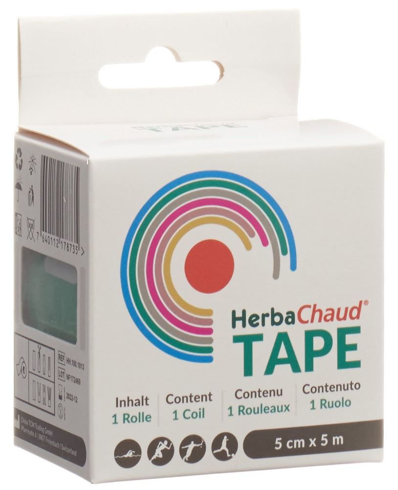 HERBACHAUD Tape 5cmx5m grün 1 Stk