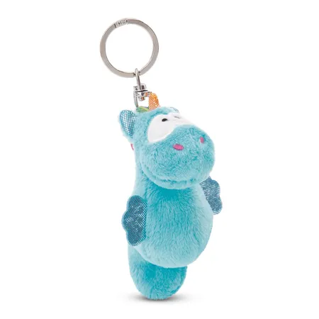 NICI Schlüsselanhänger Seepferdchen Laguna Rainbow blau 9cm GREEN