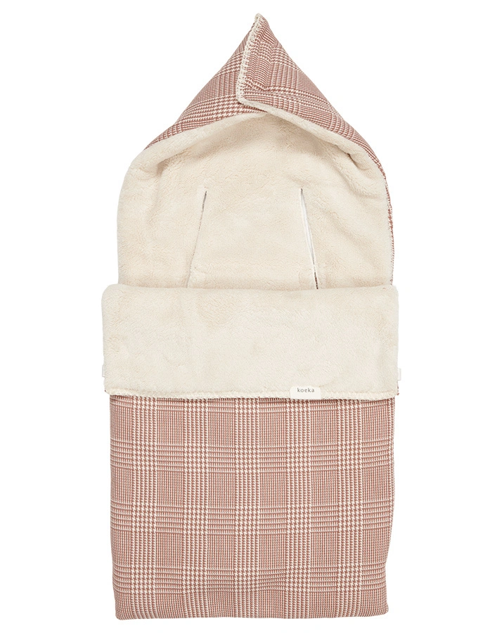 Babysitz-Fußsack PLÜSCH LEWIS in hazel