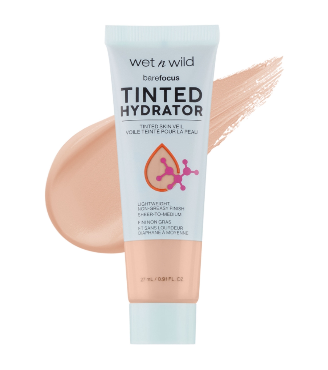 Wet N Wild - Base de maquiagem Bare Focus Tinted Hydrator - Light Medium