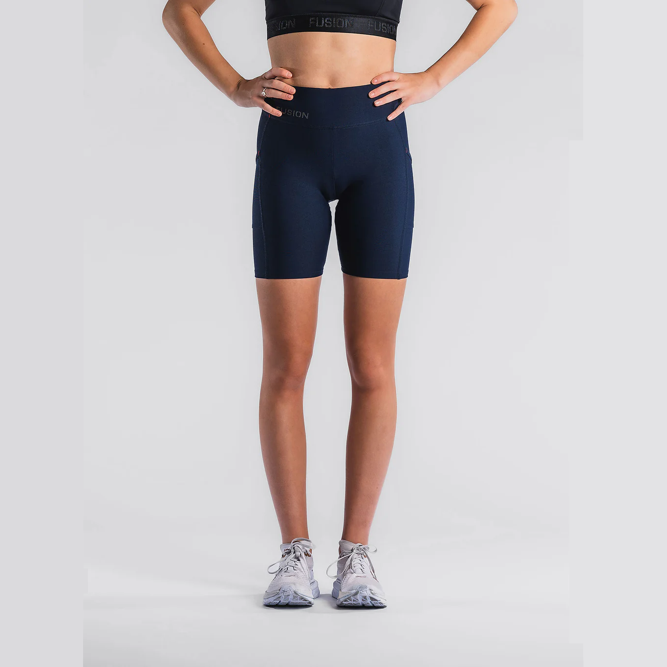 fusion c3 korte traeningstights dame 243 0277 black