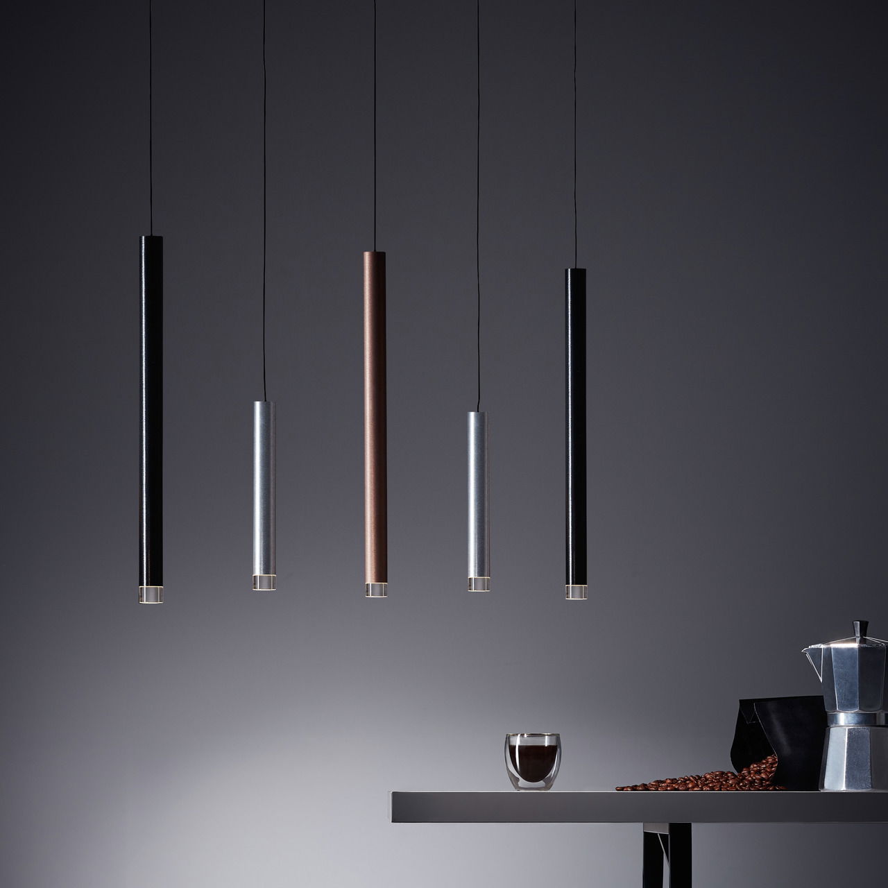 Brilliant Leuchten LED Hängeleuchte CEMBALO