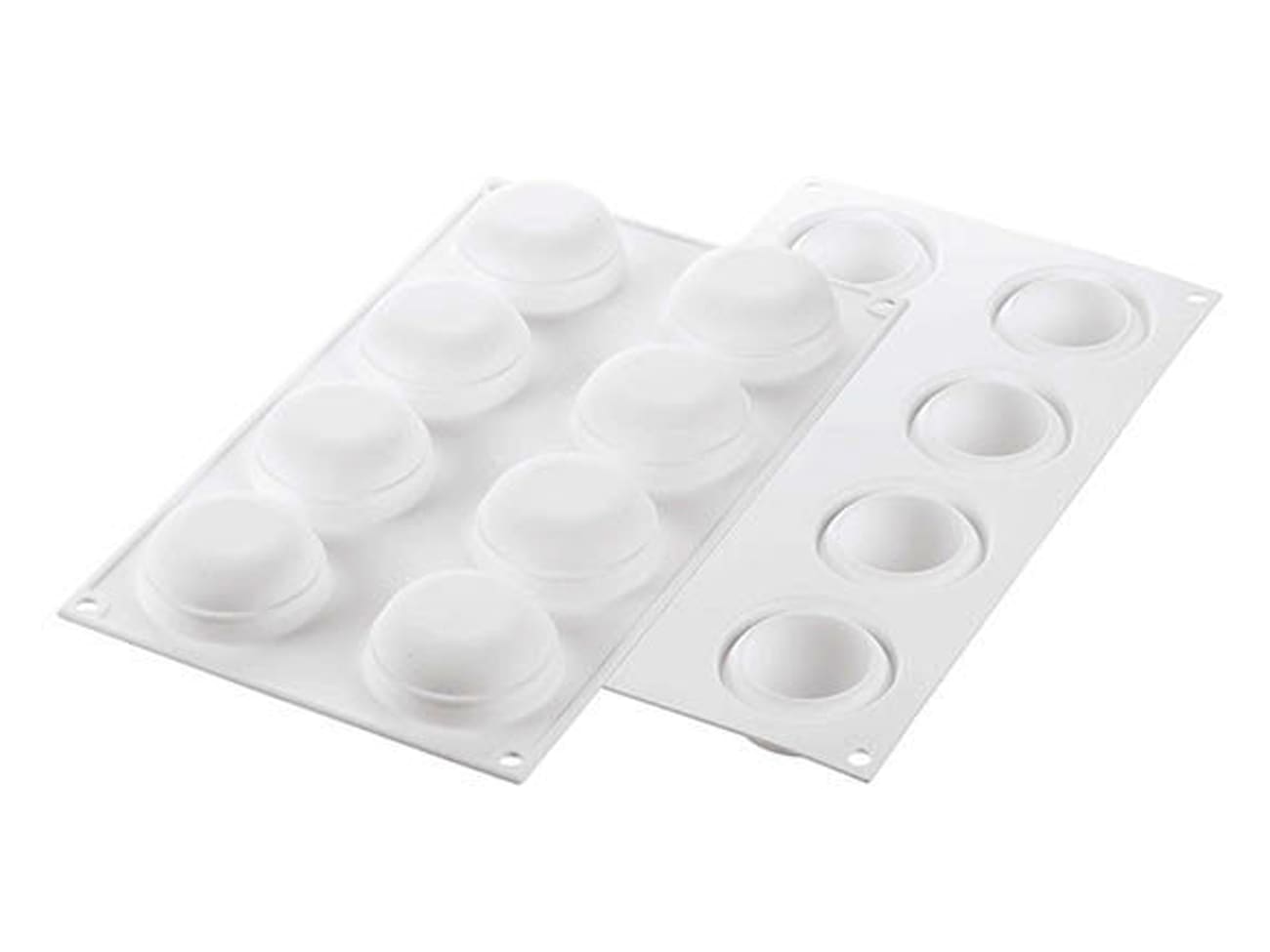 Moule silicone - 8 ronds bombés Ode - 30 x 17,5 cm - Silikomart