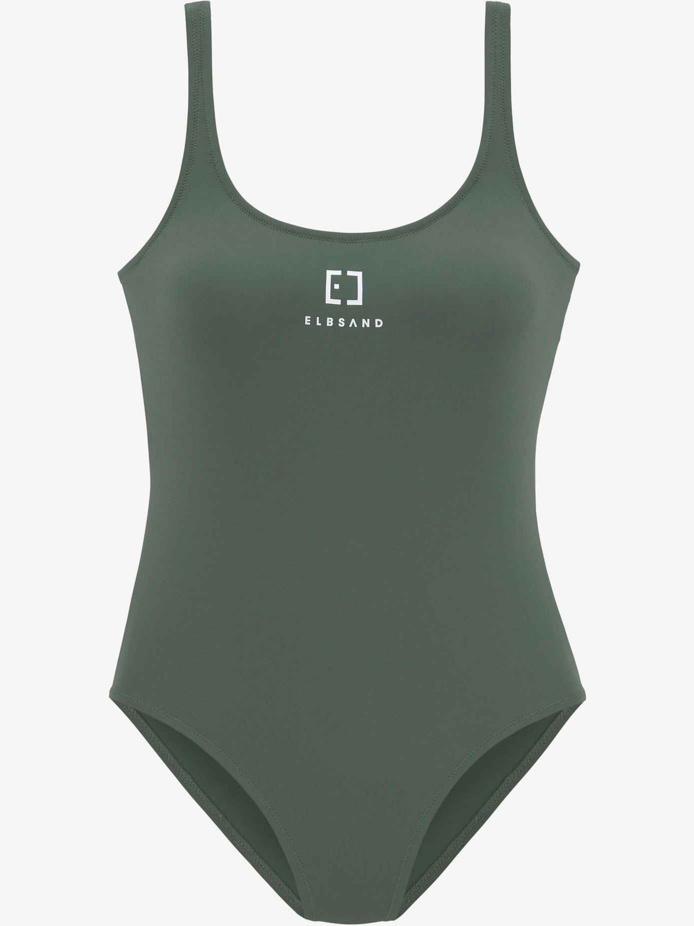 Maillot de bain ruban élastique avec marque inscrite au dos
