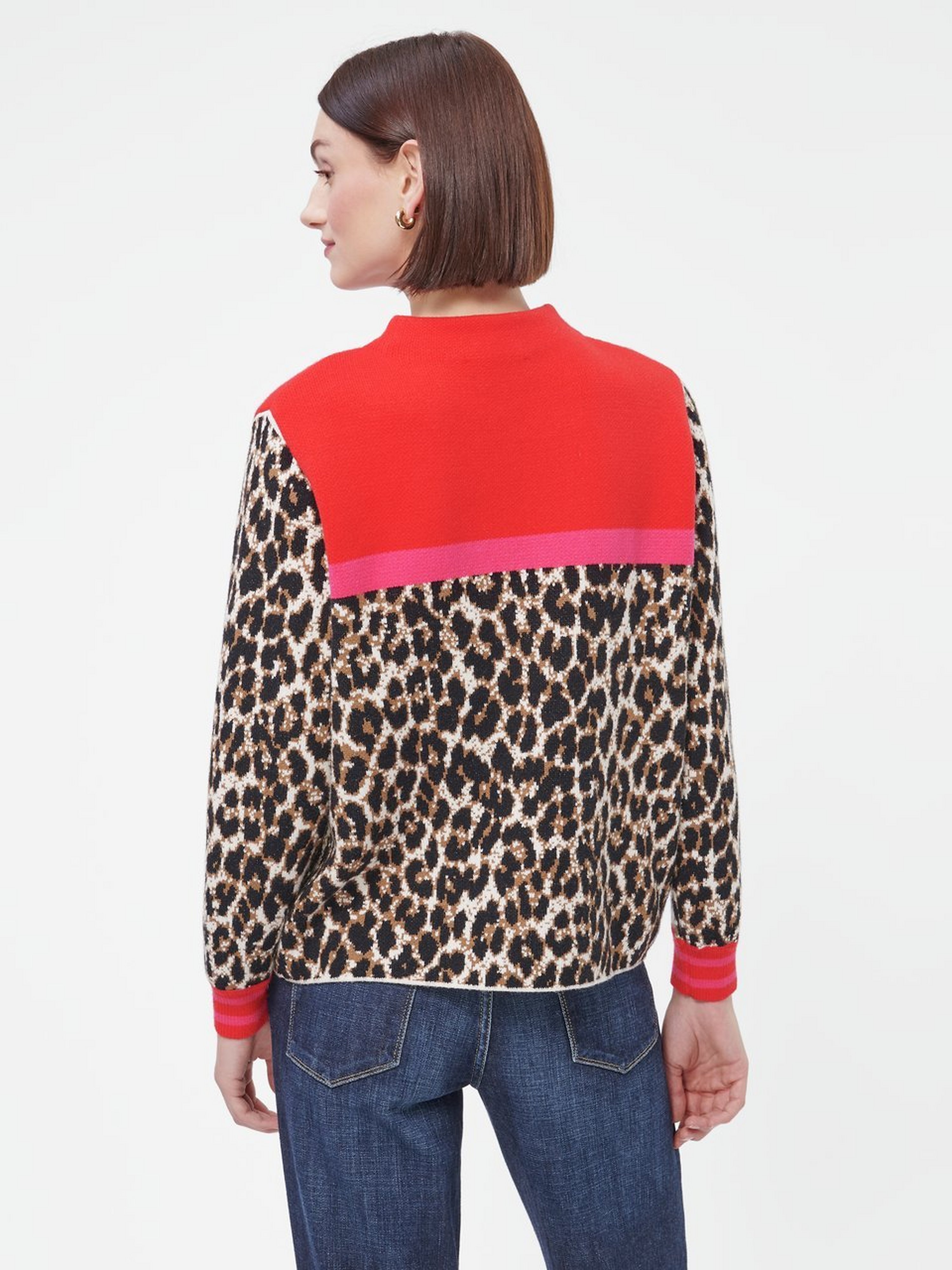 Pullover mit Stehkragen