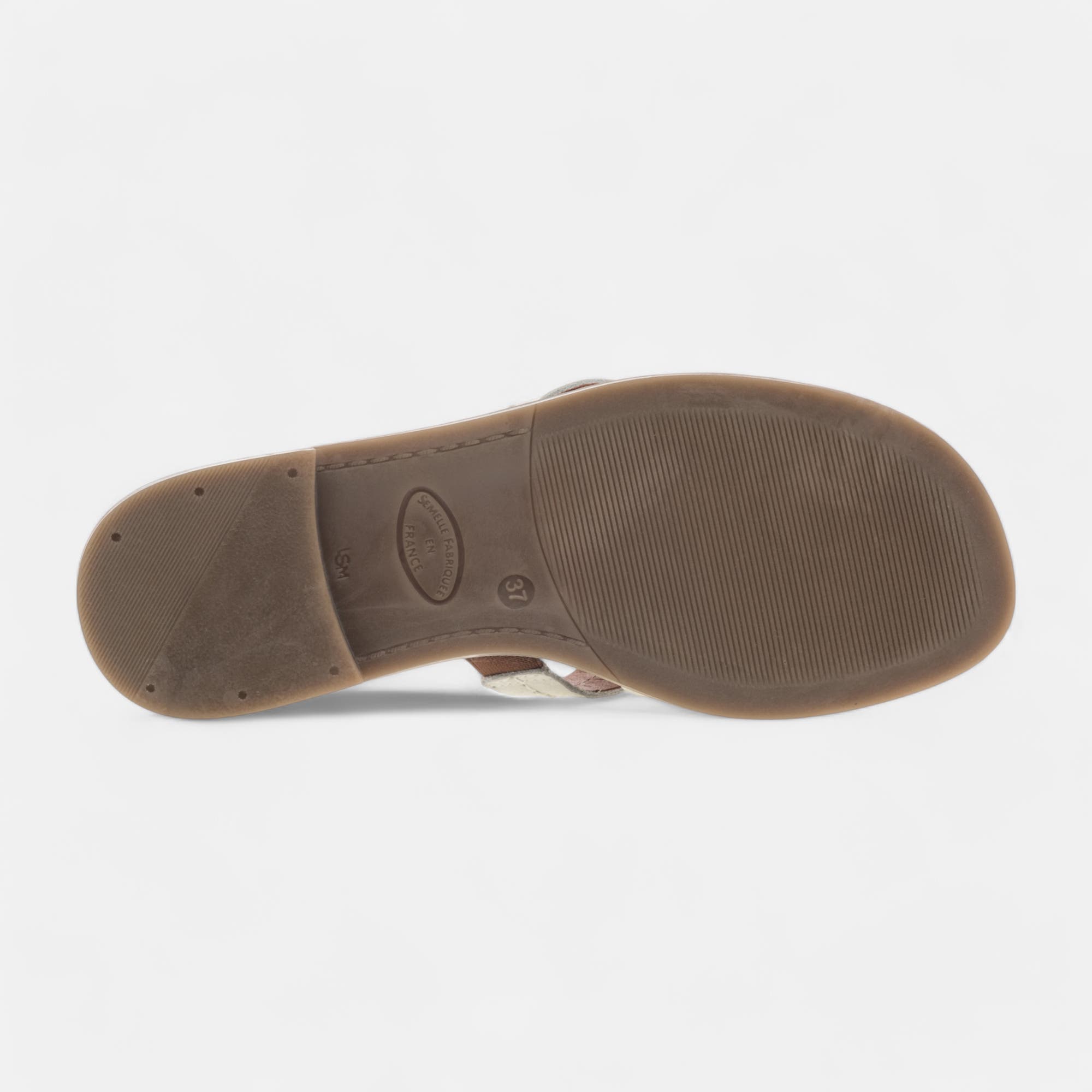 Mules Femme en cuir beige