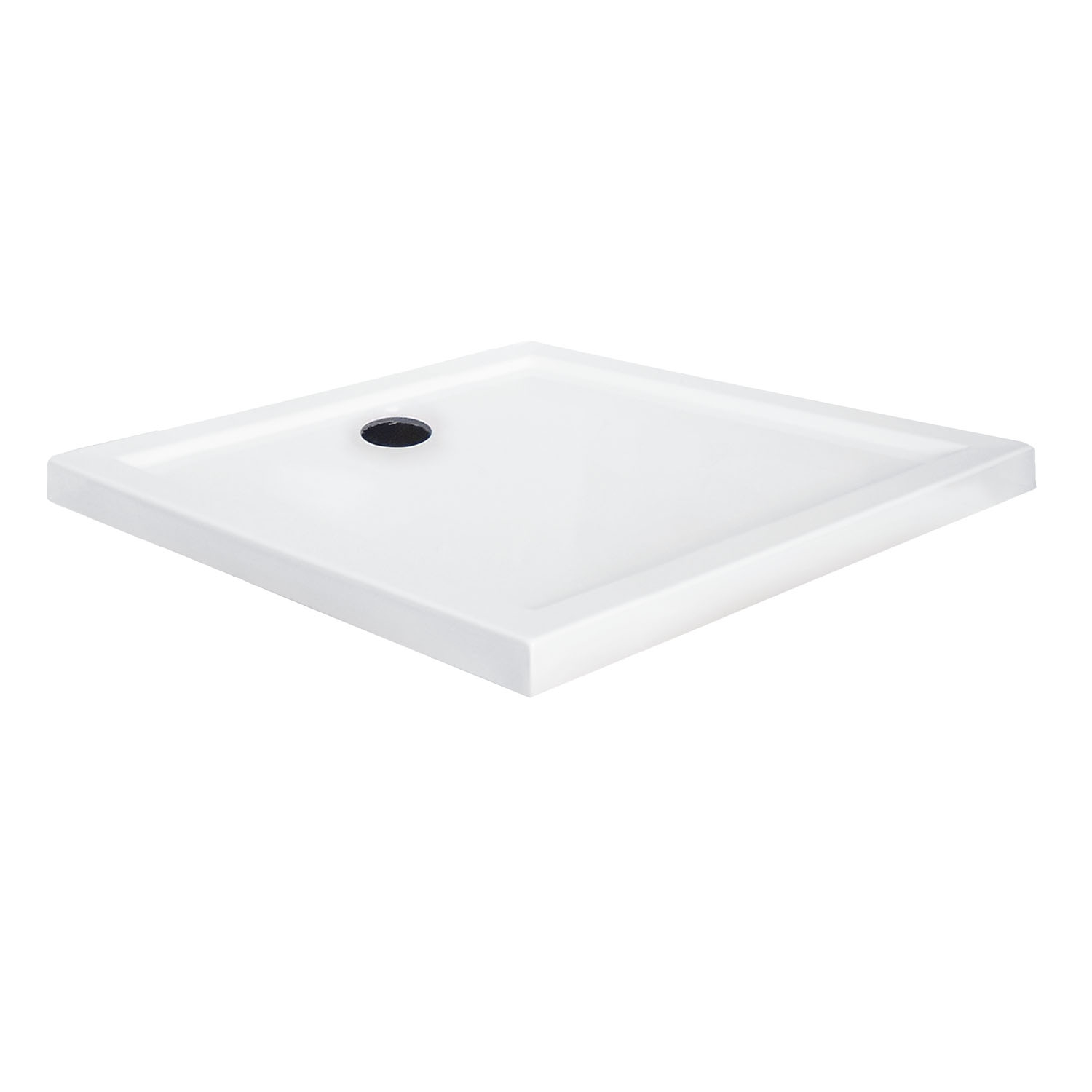 Kerra Oskar douchebak rechthoekig 90x80x5.5cm wit