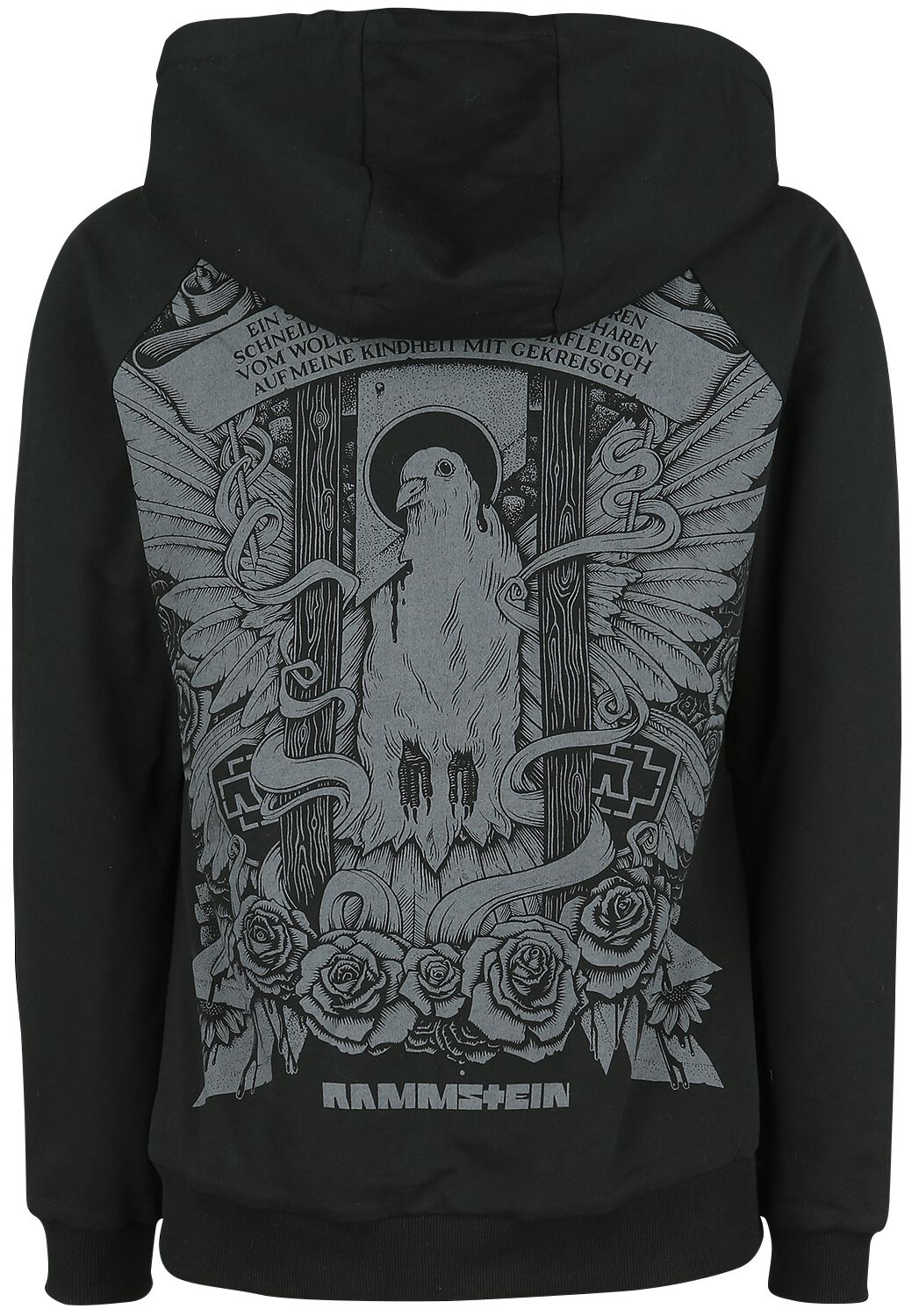 Rammstein Sweat-shirt zippé à capuche
