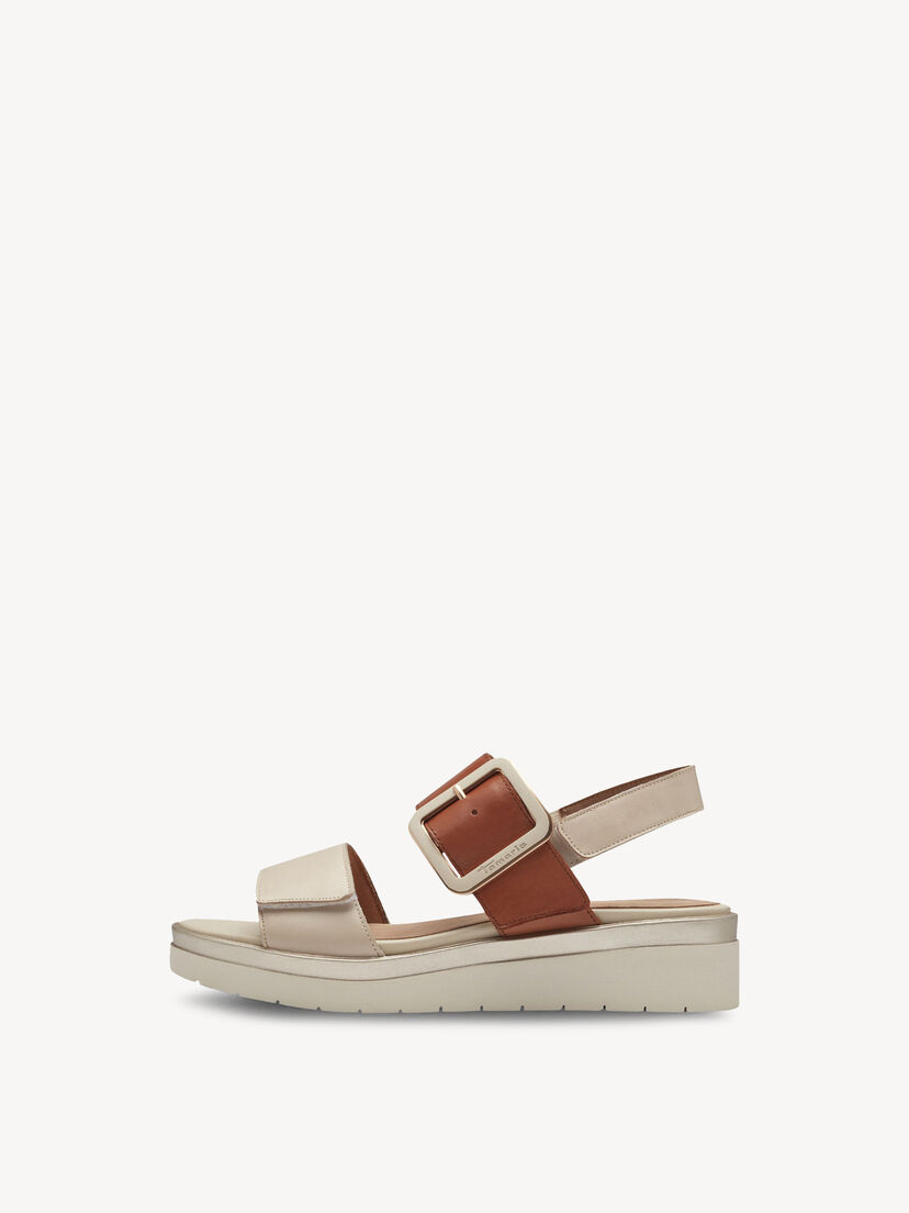 Leren Sandaaltje - beige