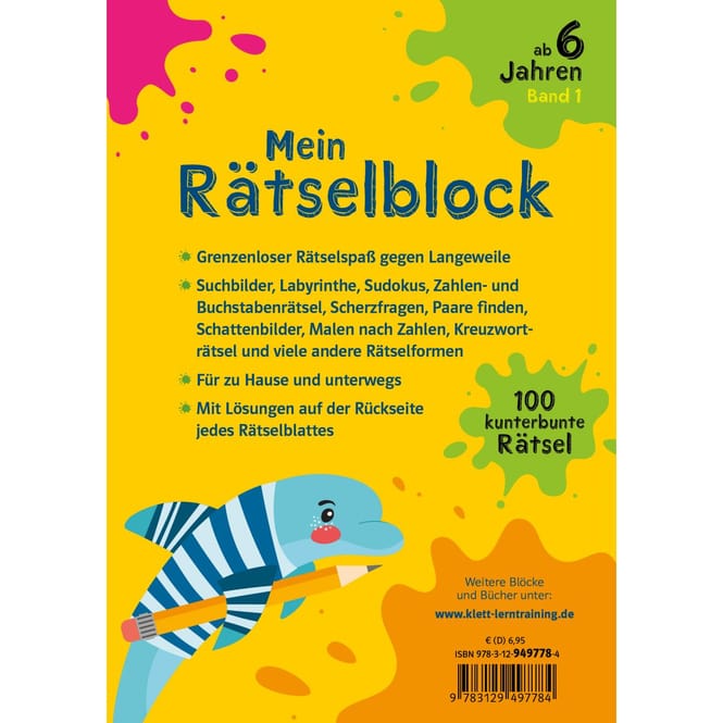 Mein Rätselblock - Band 1 - ab 6 Jahren