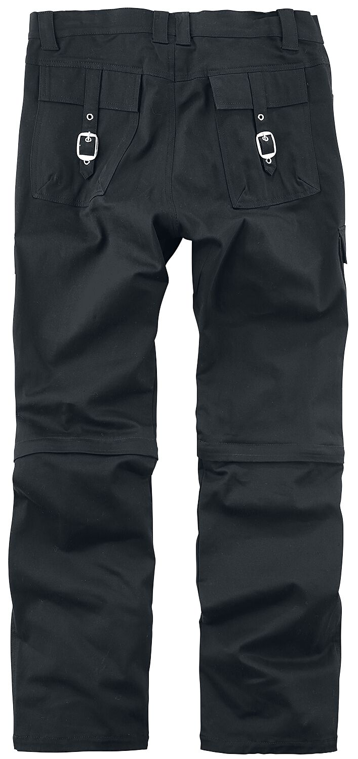 2-En-1 : Pantalon/Short | Gothicana by EMP Pantalon en toile