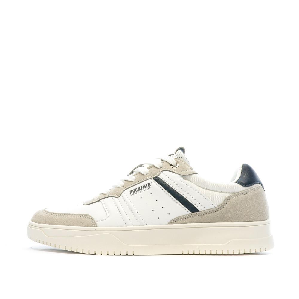 Ruckfield Baskets Blanches/Beige/Marine Homme Ruckfield Eliss RUCIC008M