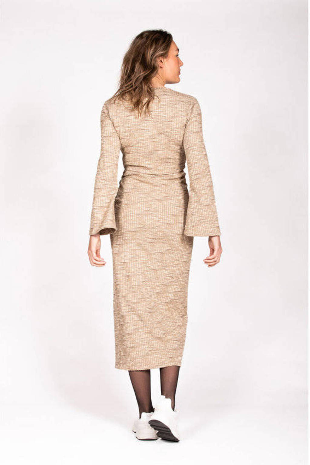 LOVE2WAIT maxi zwangerschapsrok zand
