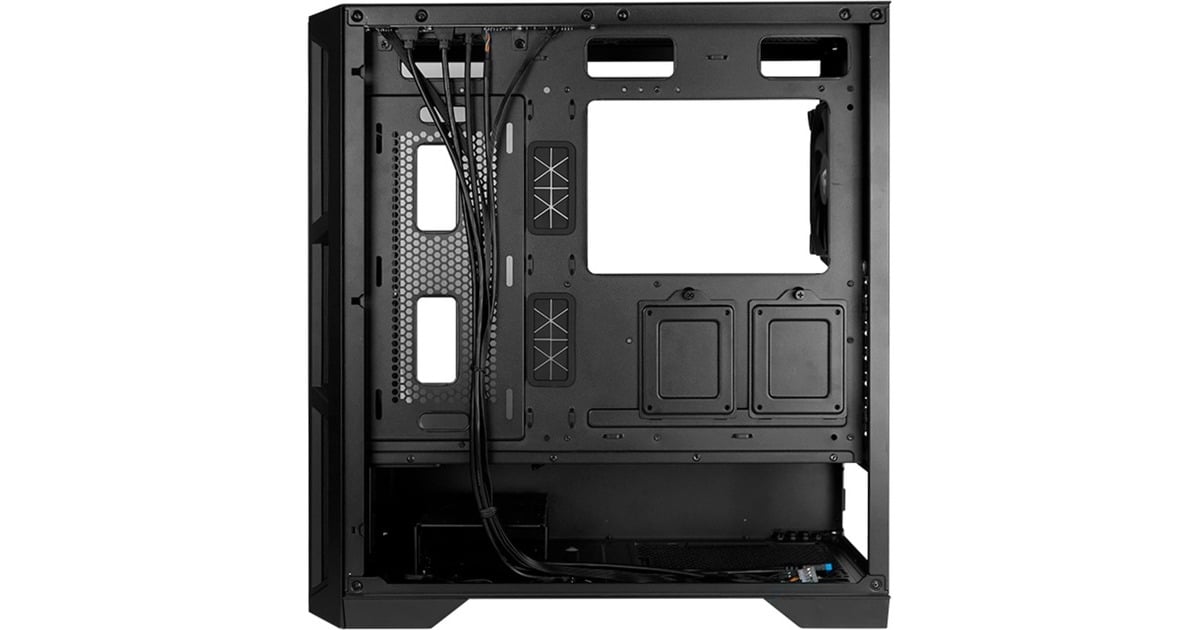 ChieftecAPEX AIR midi tower behuizing  (Zwart | 2x USB-A | 1x USB-C | RGB | Tempered Glass)