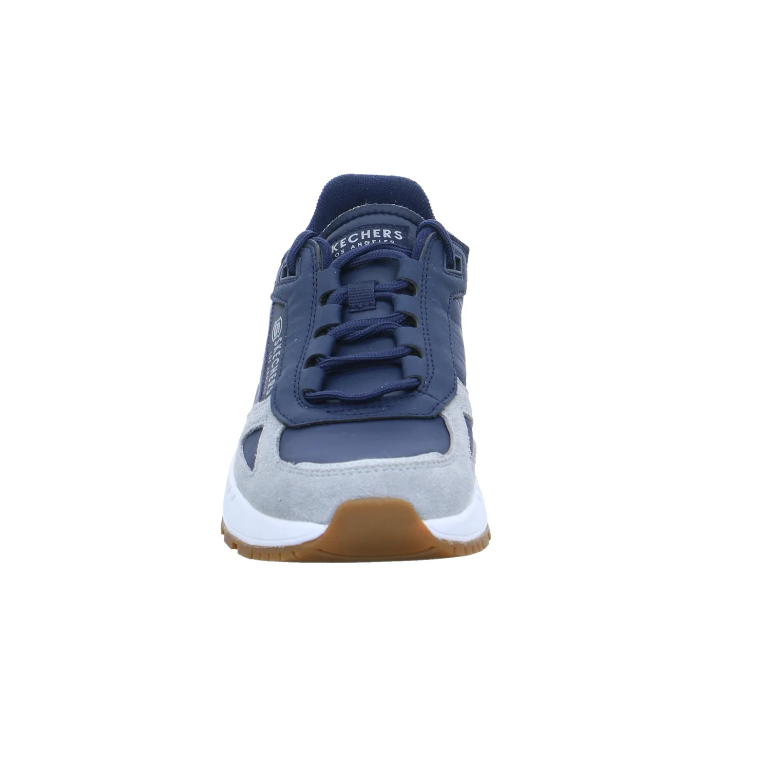 SKECHERS Jungen-Halbschuh Binder Jeansblau Textil  Sneaker