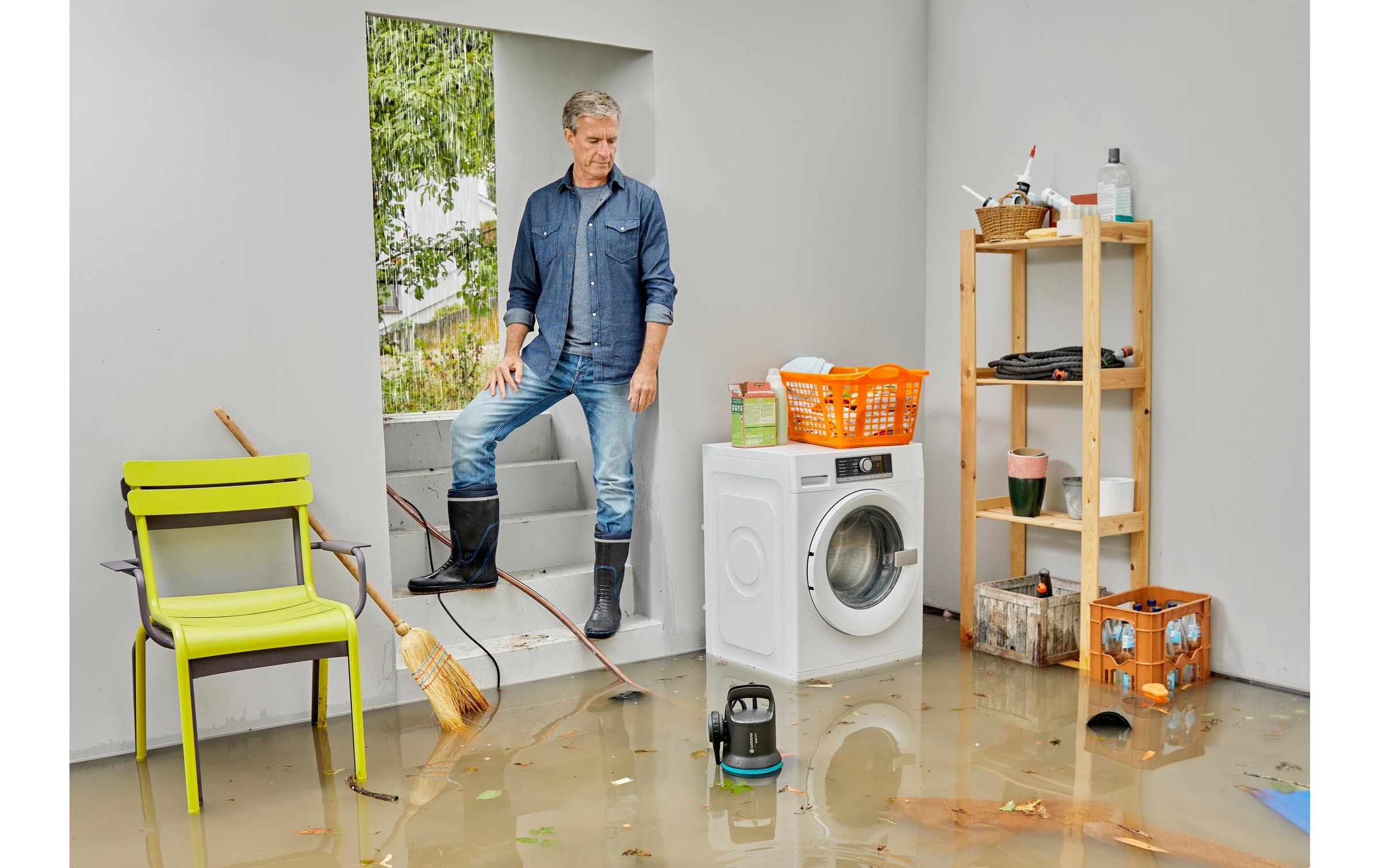 GARDENA Schmutzwasserpumpe »Gardena Schmutzwasserpumpe 9000«